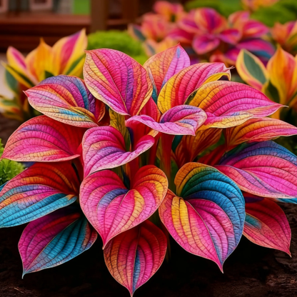 🔥Midnight Blue Hosta Bulbs 🪴 Deep Blue Foliage, Easy to Grow