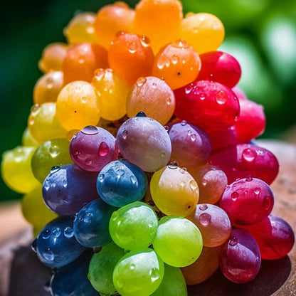 🌈🍇Rare Rainbow Hybrid Grape Organic