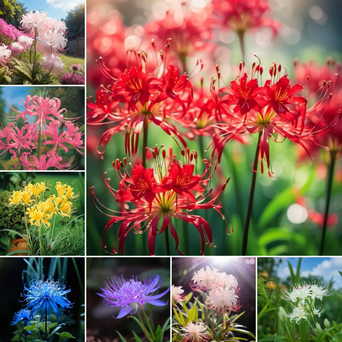 ✨🌺Spider Lily🌸 brightens up your garden with its magical beauty! 🧚🏻