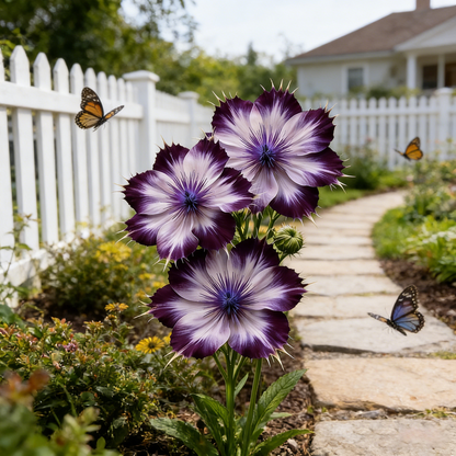 🌺 Salpiglossis sinuata – Painted Tongue Flowers for a Vibrant, Colorful Garden!