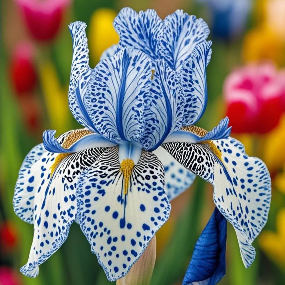 ‎⚘ ﹏Tall Bearded Iris with Bold, Elegant Blooms