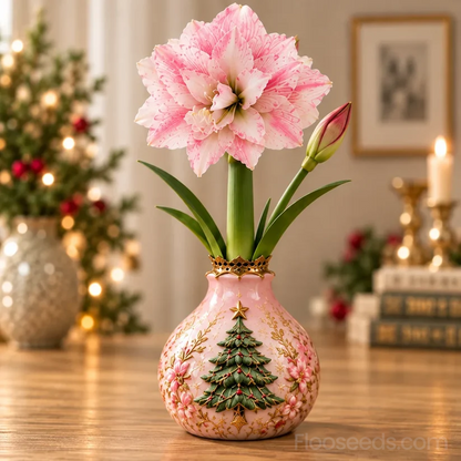 🔥 No Soil! No Water! Just Blooms! 🎄🌺 Watch These Holiday Waxed Amaryllis Bulbs Come to Life!