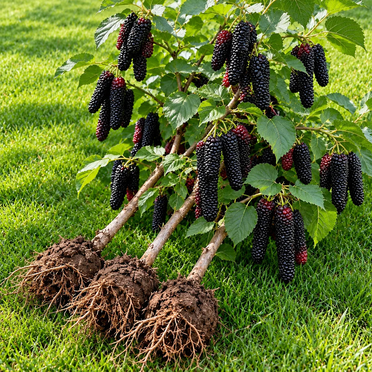 🌳 Rare Giant Red & Black Mulberry Tree Saplings 🌿