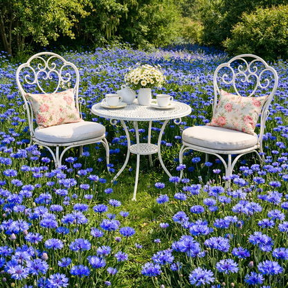 Premium Cornflower Seeds - Colorful, Resilient, and Easy-to-Grow Wildflowers!