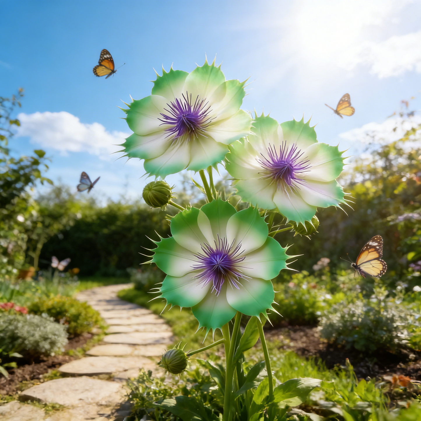 🌺 Salpiglossis sinuata – Painted Tongue Flowers for a Vibrant, Colorful Garden!