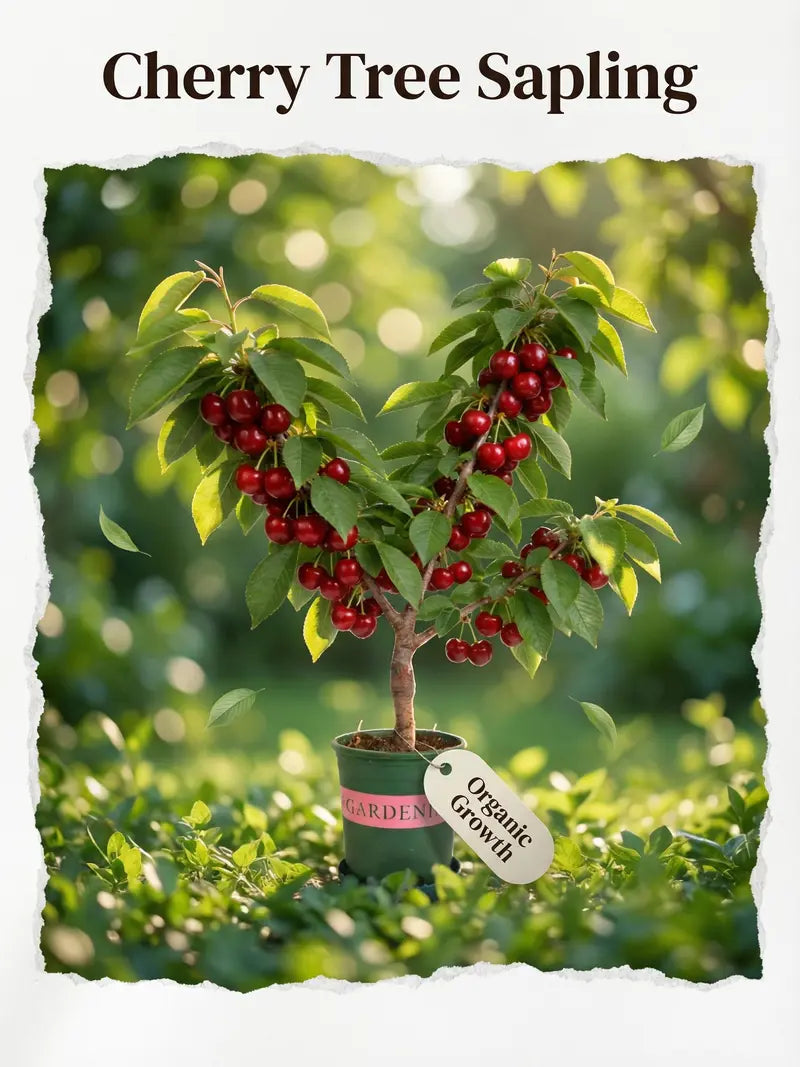 🔥50K+ SOLD!💟Perennial Cherry Tree Seedlings🌱Easy to Plant & Perfect for Any Space!