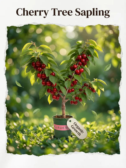 🔥50K+ SOLD!💟Perennial Cherry Tree Seedlings🌱Easy to Plant & Perfect for Any Space!