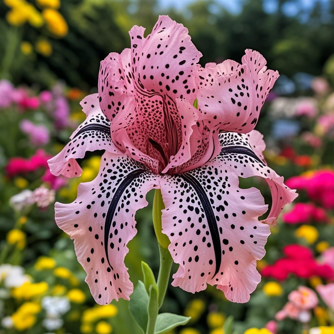 ‎⚘ ﹏Tall Bearded Iris with Bold, Elegant Blooms