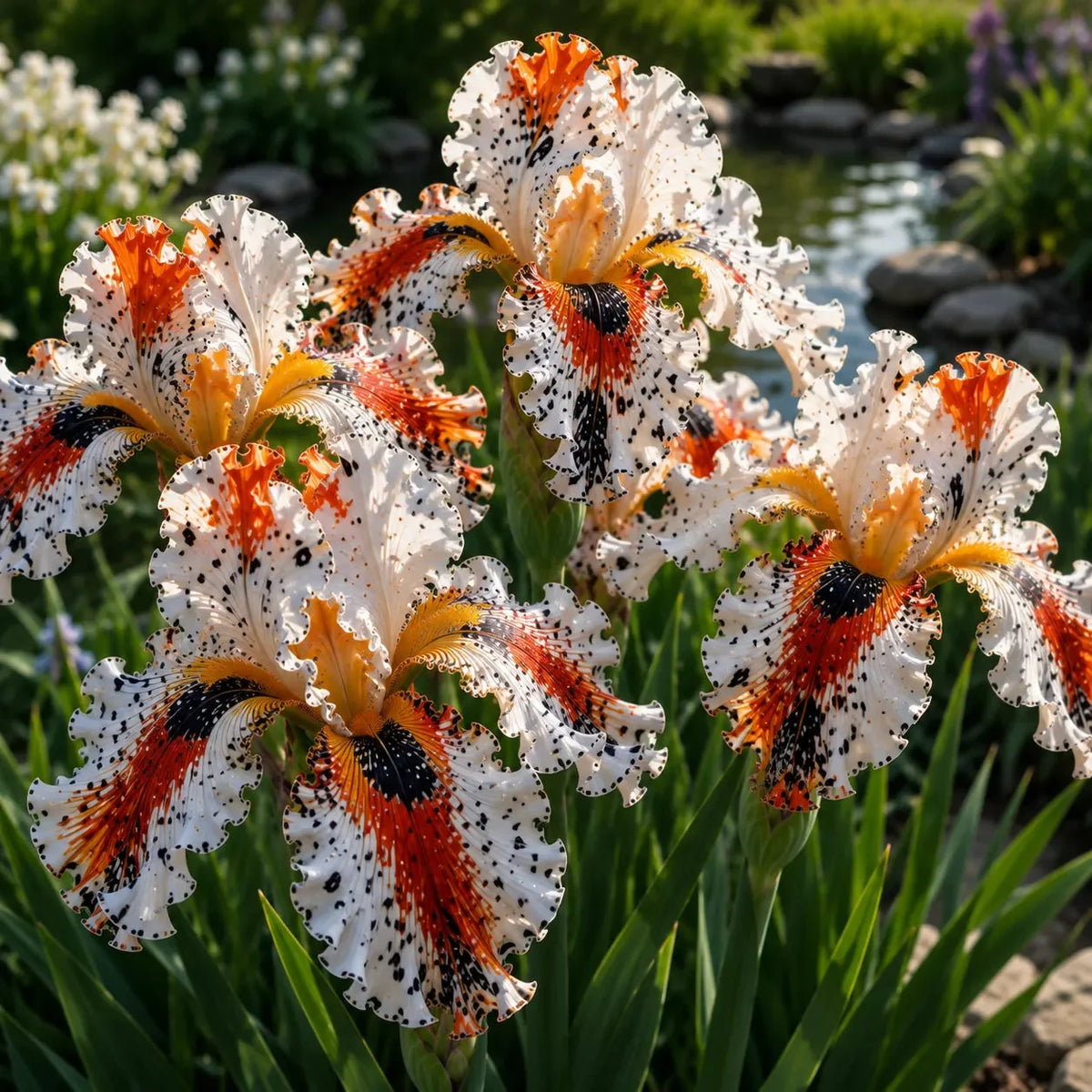 🤗🌸Rare Tropical Fish Iris Bulbs – Blooms That Look Like Living Underwater Art🐠