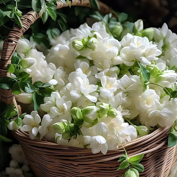 🌸Weeping Jasmine Seeds – Elegant Cascading Blooms for a Soft, Romantic Garden🌿❄️