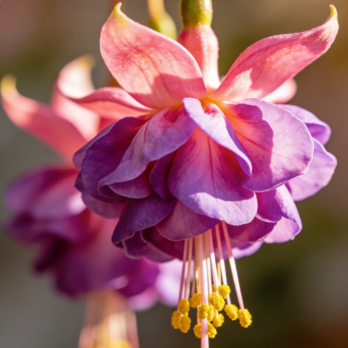 🌸 Double Fuchsia Plants – Elegant Cascading Blooms for Shade Gardens