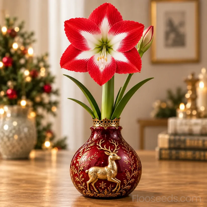 🔥 No Soil! No Water! Just Blooms! 🎄🌺 Watch These Holiday Waxed Amaryllis Bulbs Come to Life!