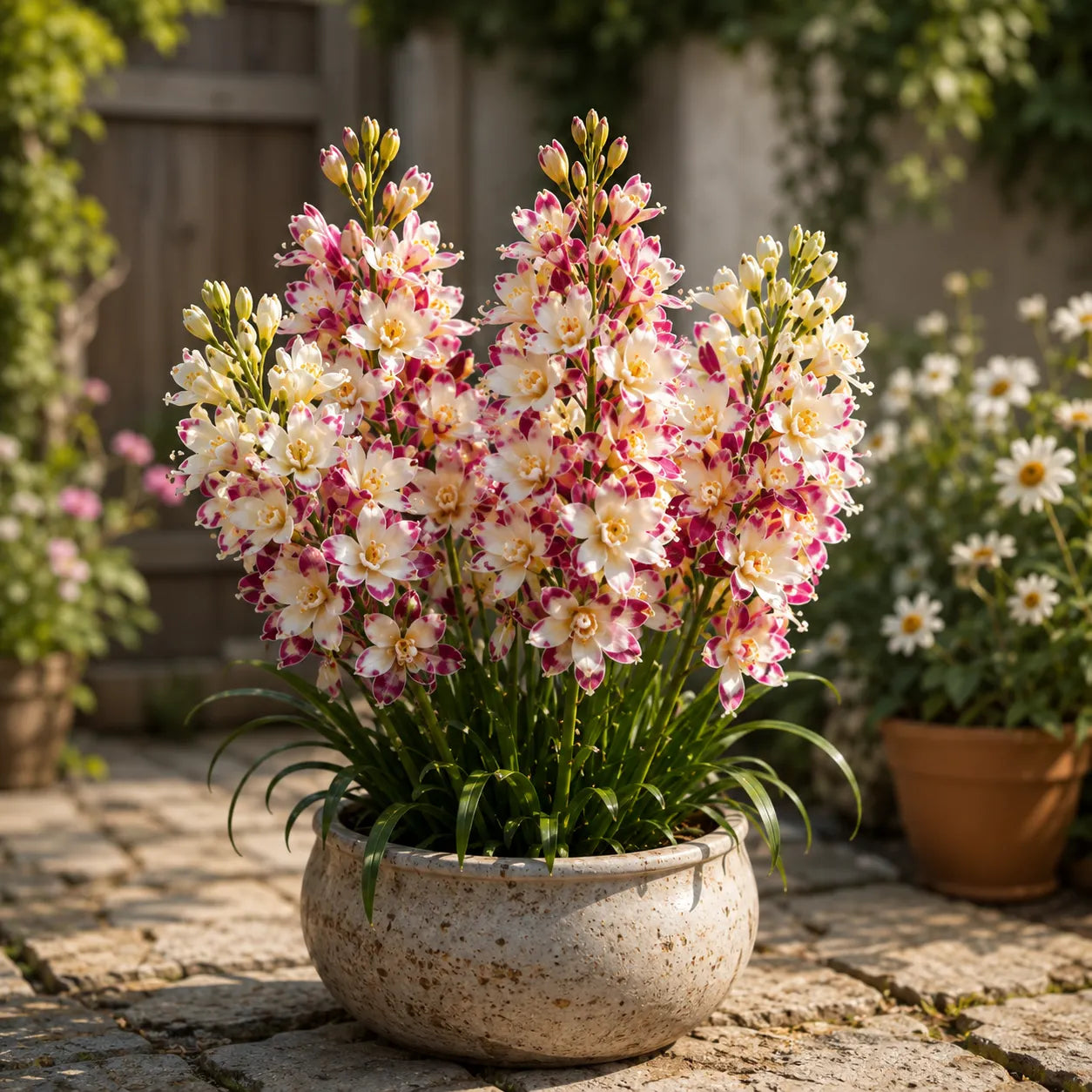 🌈🌺 Royal Mosaic Tuberose Bulbs 💥 Rare Multi-Color Blooms & Sweet Fragrance
