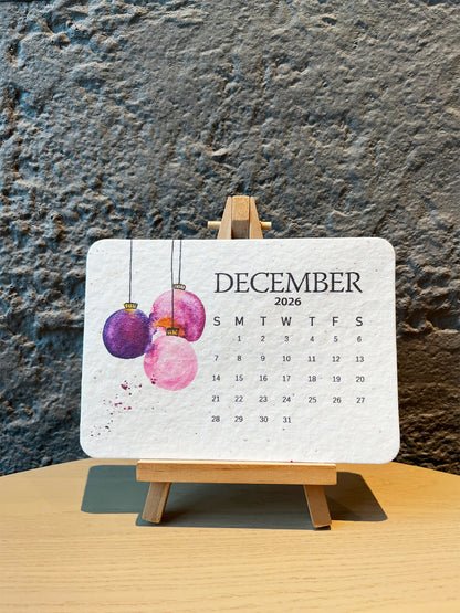 📅🌱2026 Eco-friendly Portable Seed Calendar