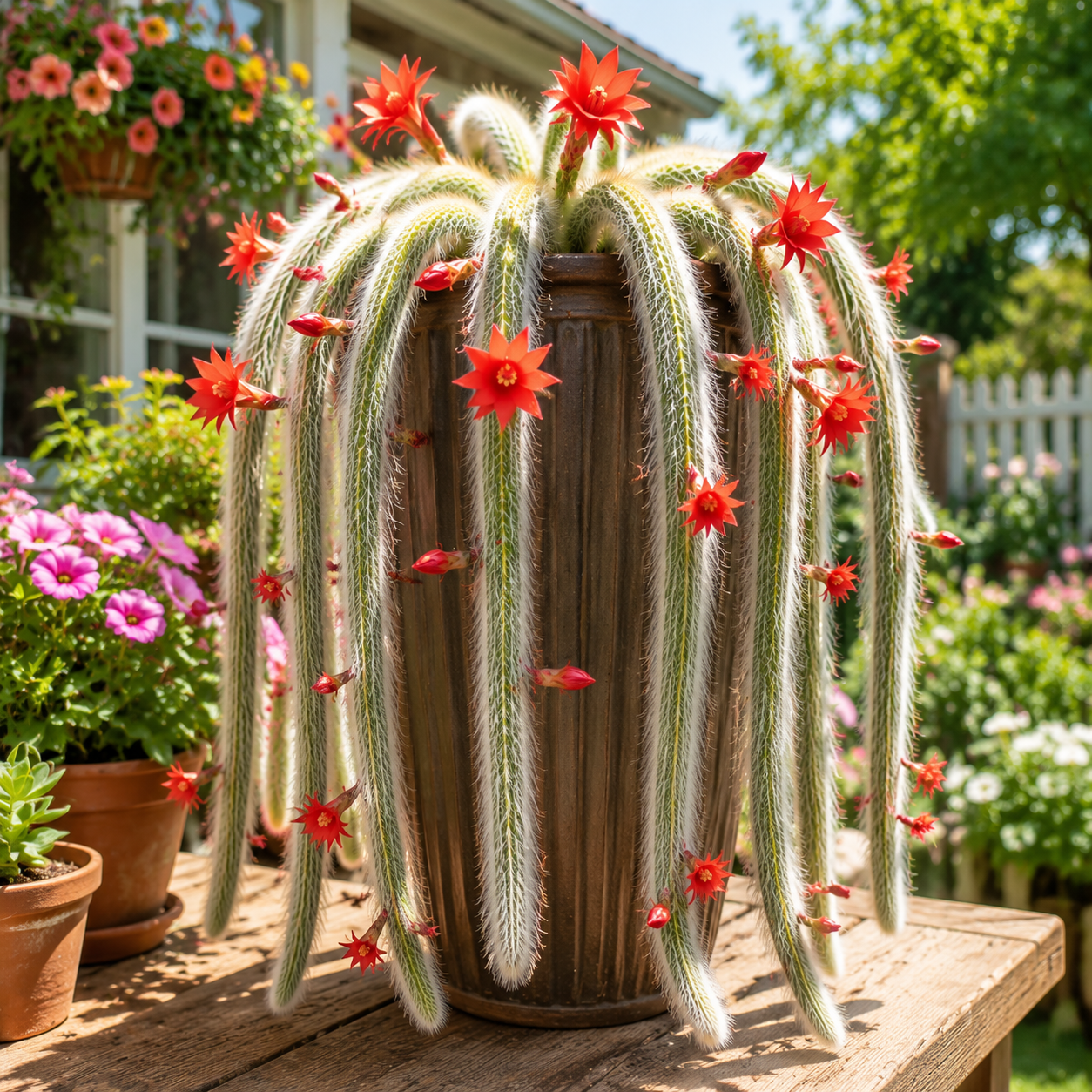 🔥Rare Monkey Tail Cactus 🌵The Internet's Favorite Fuzzy Cactus