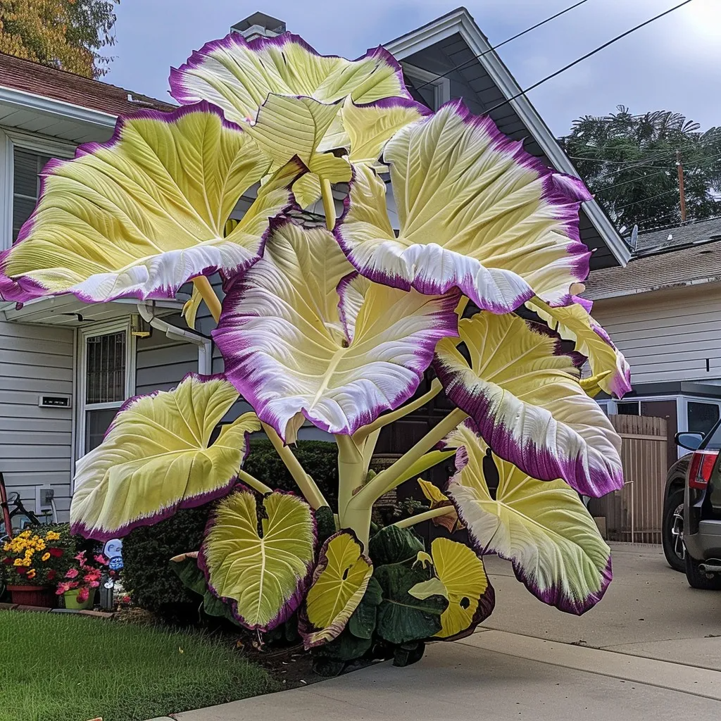 🌿✨Giant Caladium Bulbs 🎊The color wizard that creates a dream garden 🌈