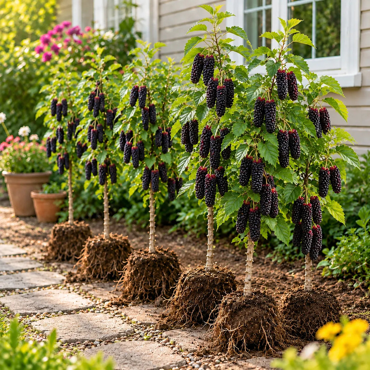 🌳 Rare Giant Red & Black Mulberry Tree Saplings 🌿