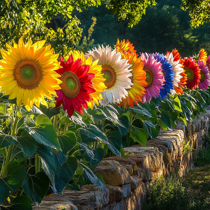 🌻 Colorful Sunflower Seeds Mix