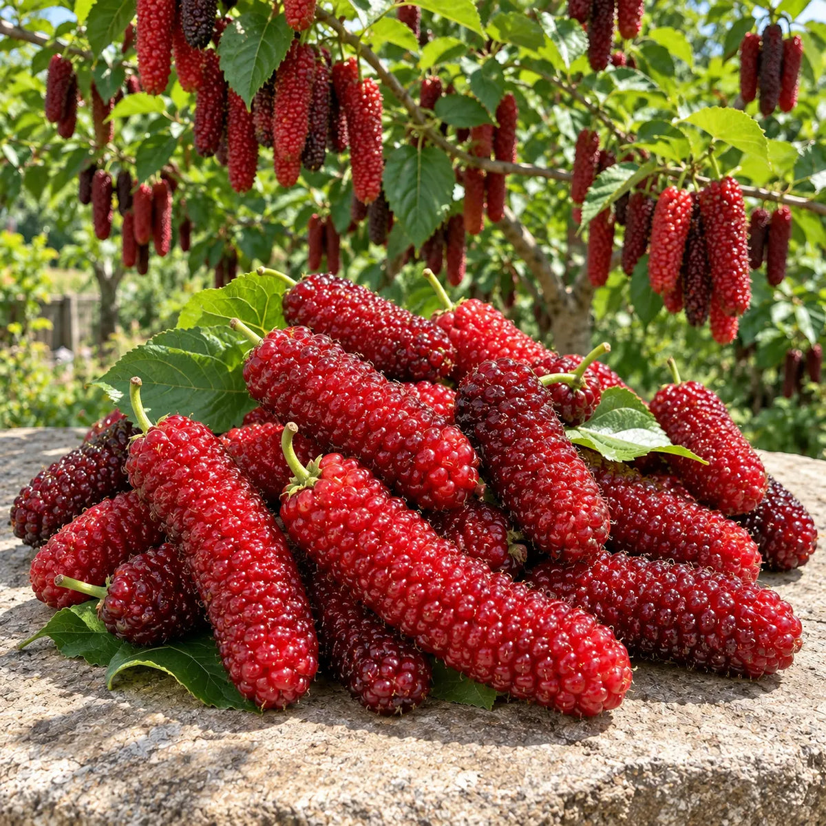 🌳 Rare Giant Red & Black Mulberry Tree Saplings 🌿