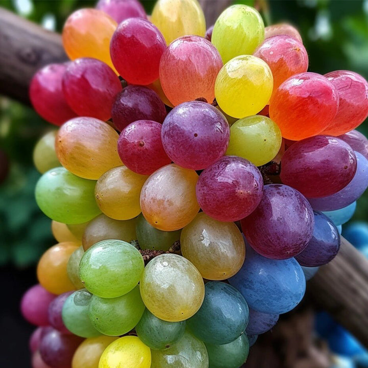 🌈🍇Rare Rainbow Hybrid Grape Organic