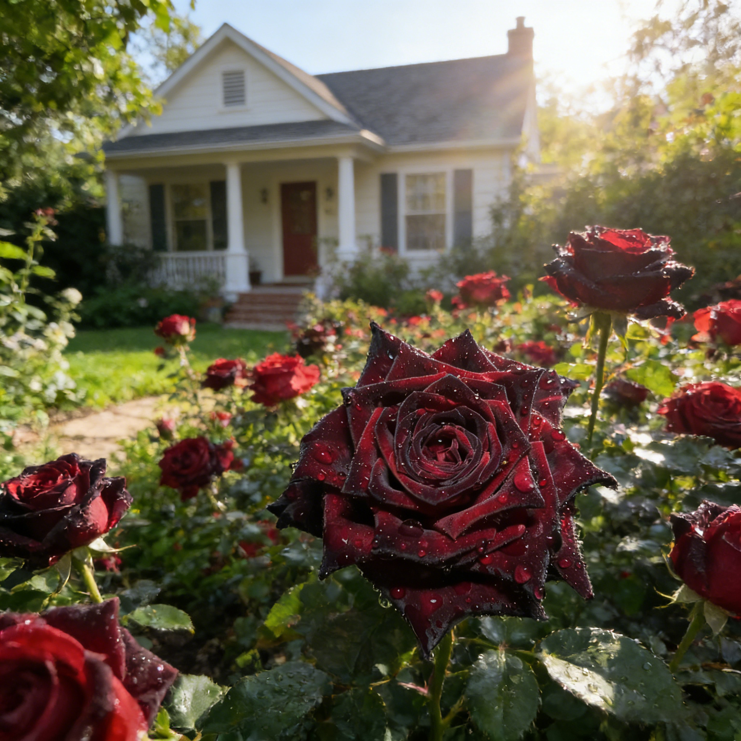🌺Black Baccara Rose-The Rose That Looks Almost Black