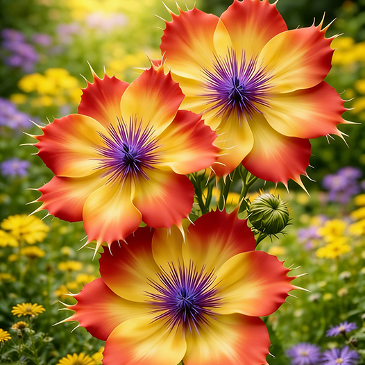 🌺 Salpiglossis sinuata – Painted Tongue Flowers for a Vibrant, Colorful Garden!