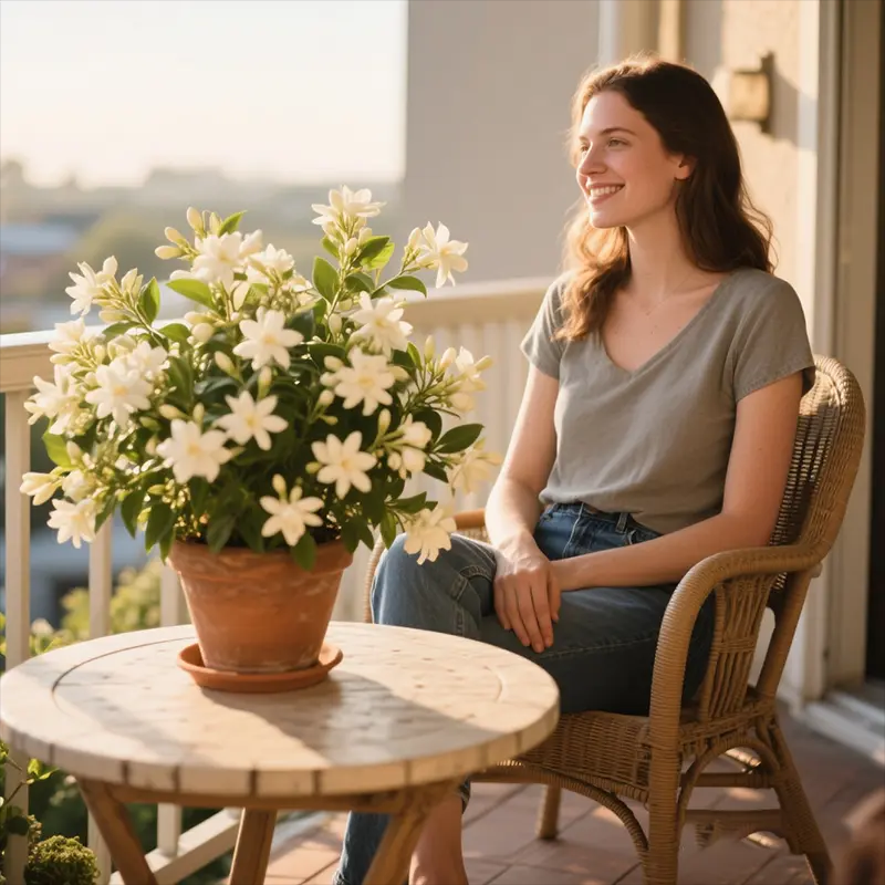 💐 Midnight Perfume Jasmine Seeds – Fragrant Climbing Flowers for Balcony & Garden 🌼