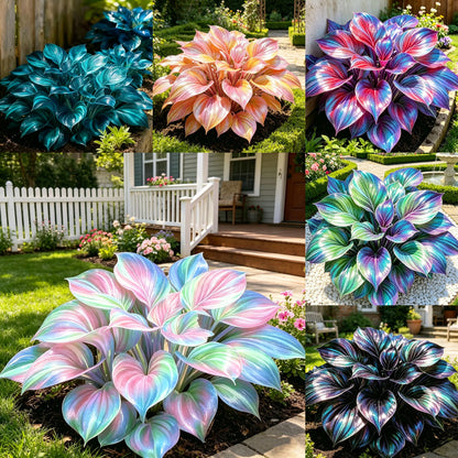 💎 Rare Multi-Color Opal Hosta Seeds 🌿 Stunning Foliage That Shines All Season