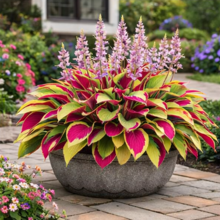 🌿 Hosta Bulbs: Big Beautiful Leaves, Almost Zero Effort