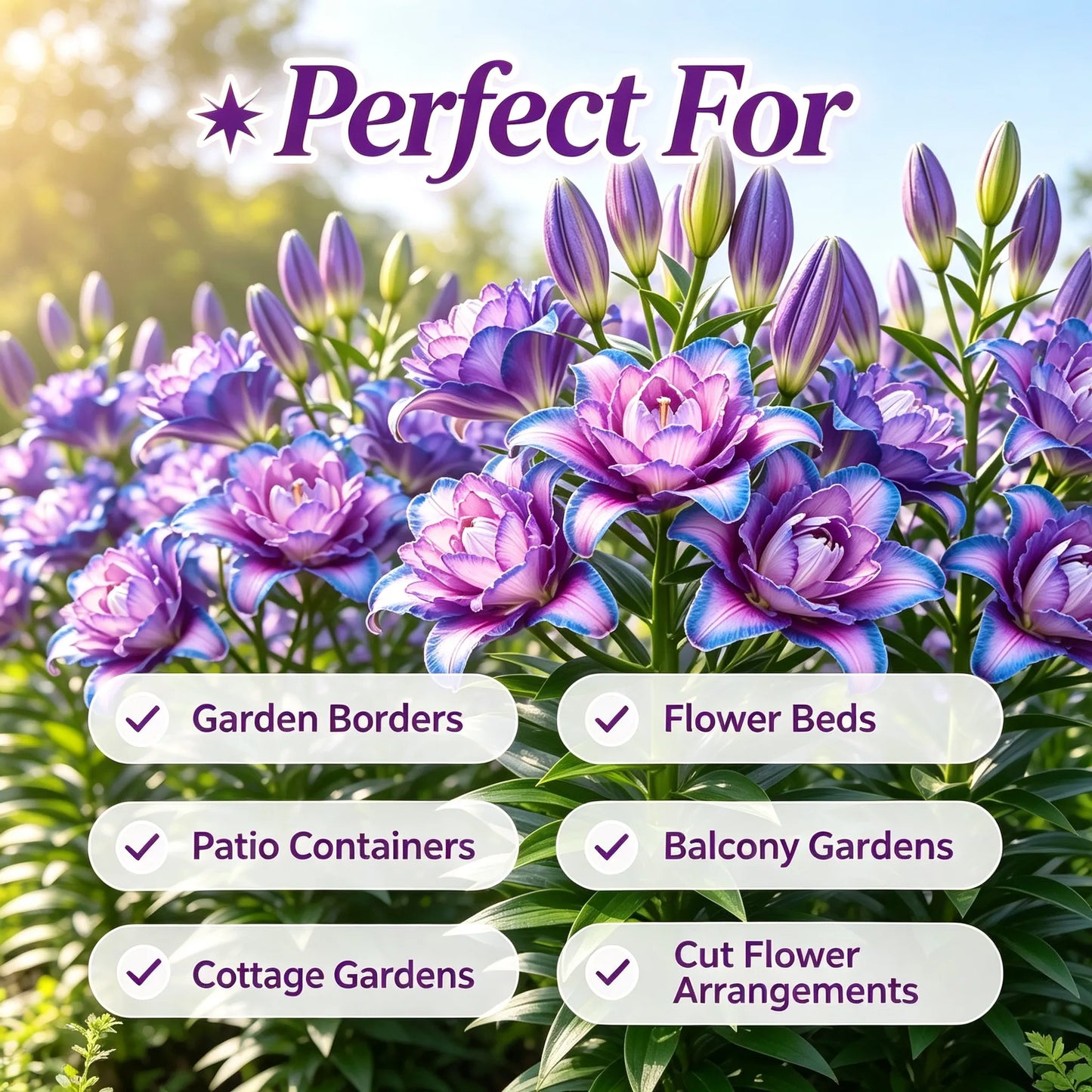 🌸Starlight Queen Oriental Lily Bulbs