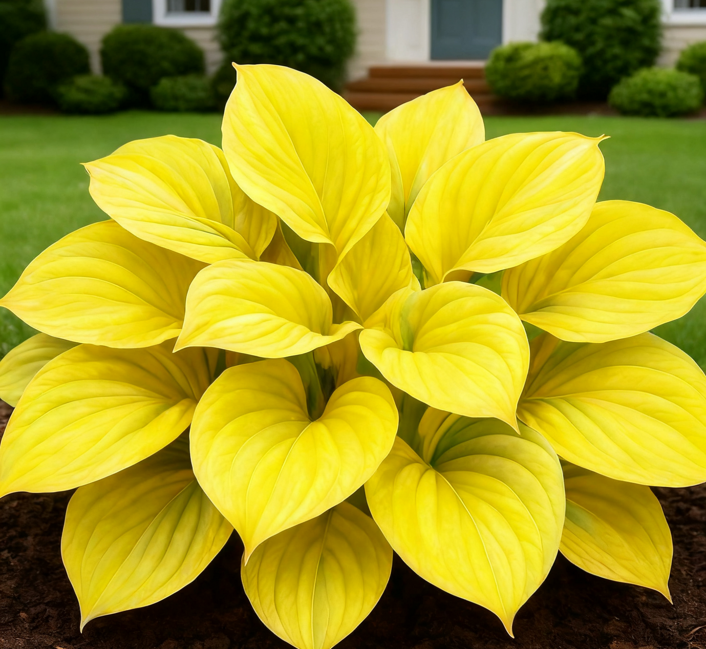 🔥Rare Dark Blue Flame Hostas Seeds🌌 Glow in the Day & Night Garden Magic