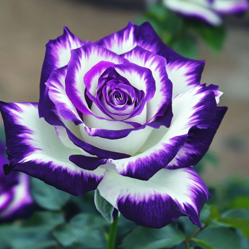 🌹Rare Blue Moon Rose 🌌Multi-Colored Petal Lace Rose🌈🌹
