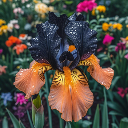 ‎⚘ ﹏Tall Bearded Iris with Bold, Elegant Blooms