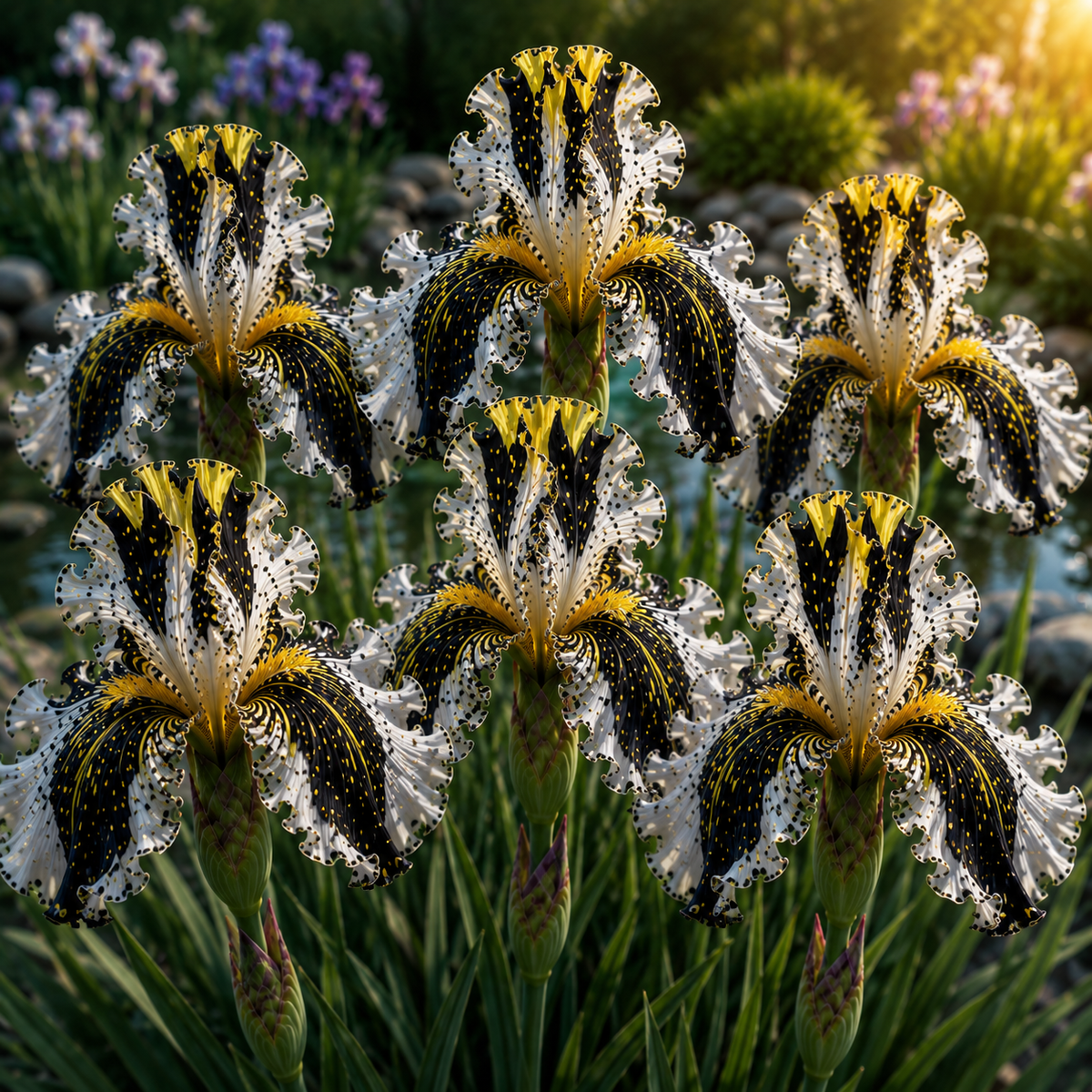 🤗🌸Rare Tropical Fish Iris Bulbs – Blooms That Look Like Living Underwater Art🐠