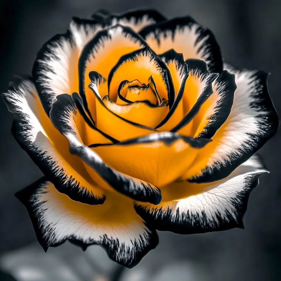 Rare Blue Moon Rose 🌌Multi-Colored Petal Lace Rose🌈🌹