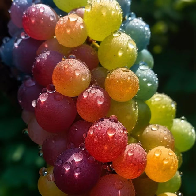 🌈🍇Rare Rainbow Hybrid Grape Organic