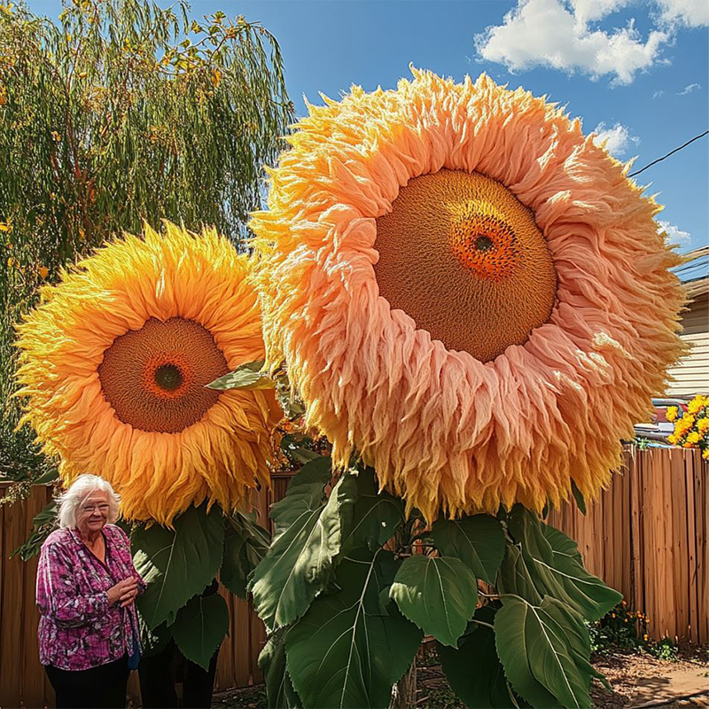👉 💥 Limited Sale  | 🌻Enchanting Giant Teddy Bear Sunflower Seeds