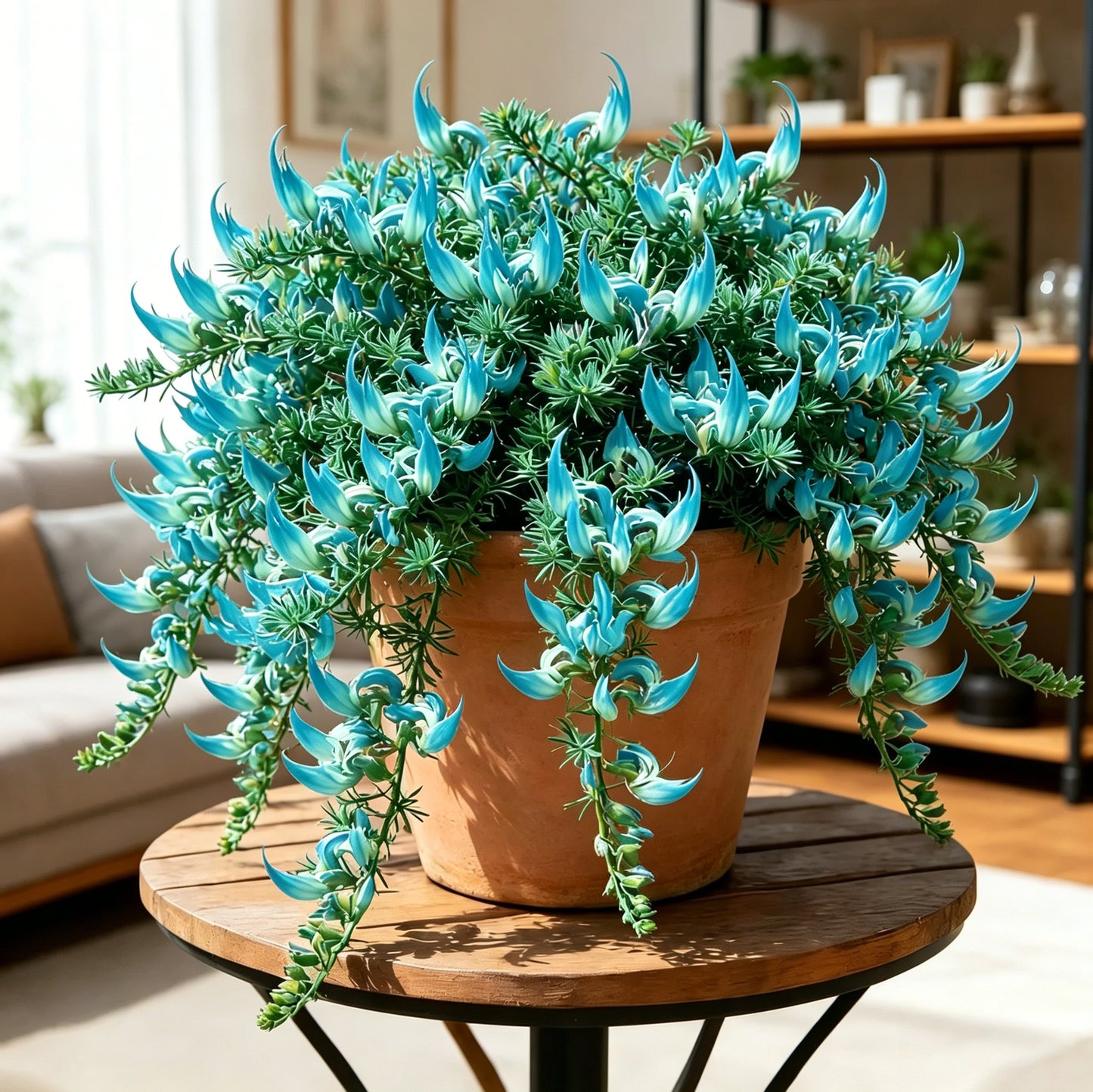 🏠🌸 Parrot Beak Spider Plant Bulbs 🌿 Unique Foliage, Easy to Grow