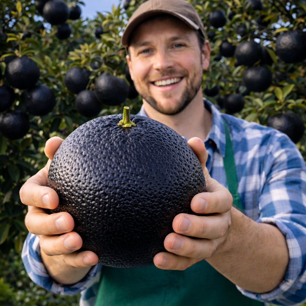 🍊Giant Black Diamond Orange Seeds – Sweet, delicious, nutritious, and easy to grow at home.