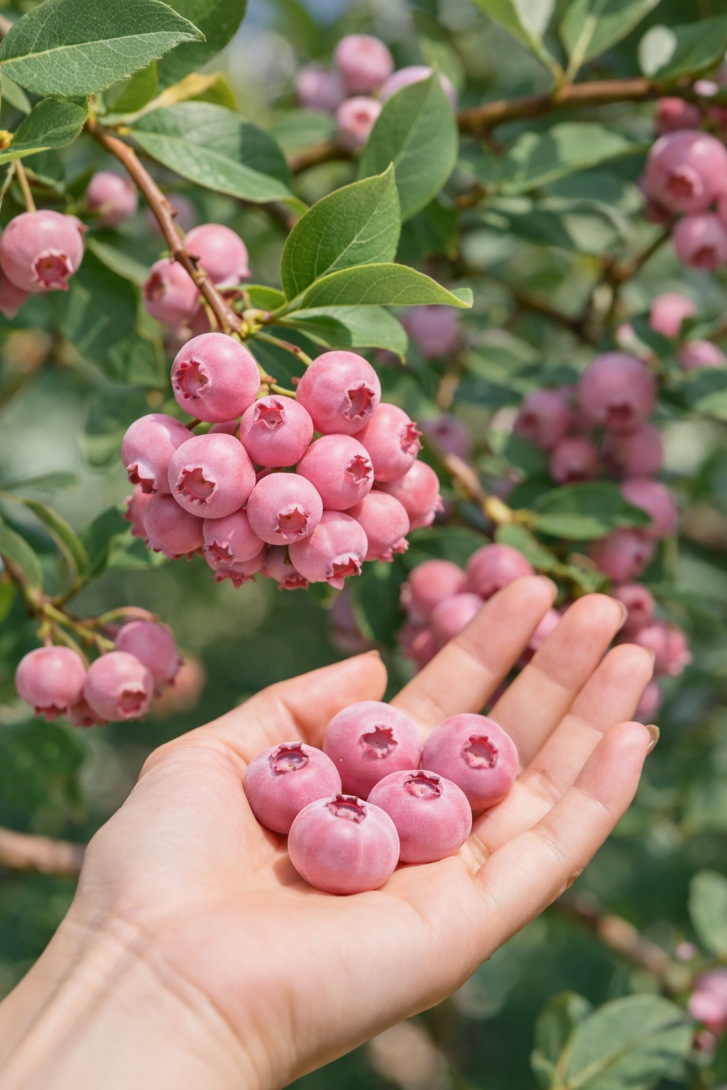 🫐𖠚ᐝSurprising Pink Blueberries You Never Seen