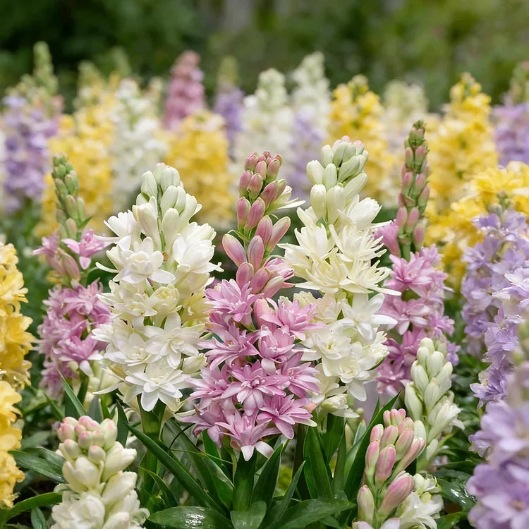 🌺 Double Perfume Tuberose Bulbs — Fill Your Nights With Sweet Fragrance 🌙✨
