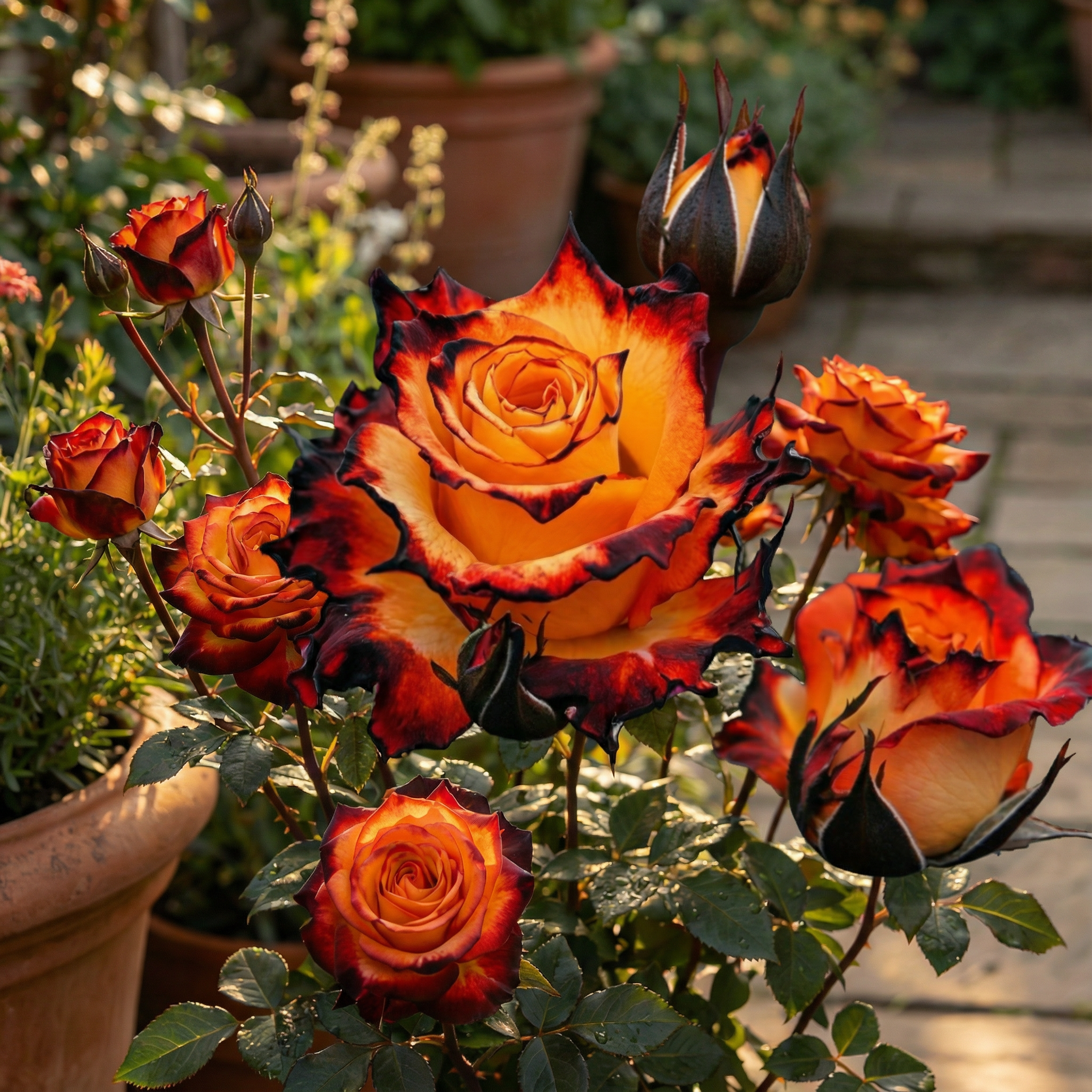 🔥🌹Flaming Rose Seeds🌱 Grow Vibrant Roses from Seed – flooseeds