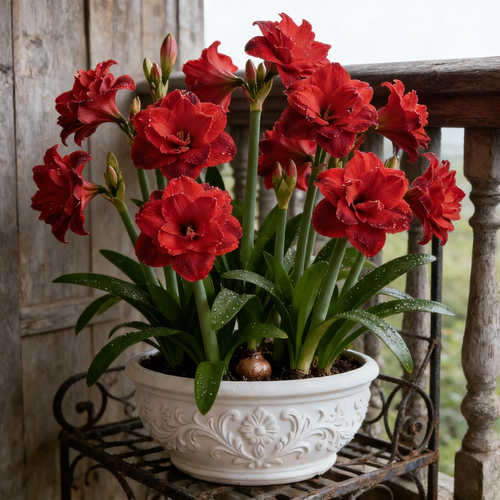 🤗🌺 One Hippeastrum Bulb, One Stunning Giant Bloom💥🏠