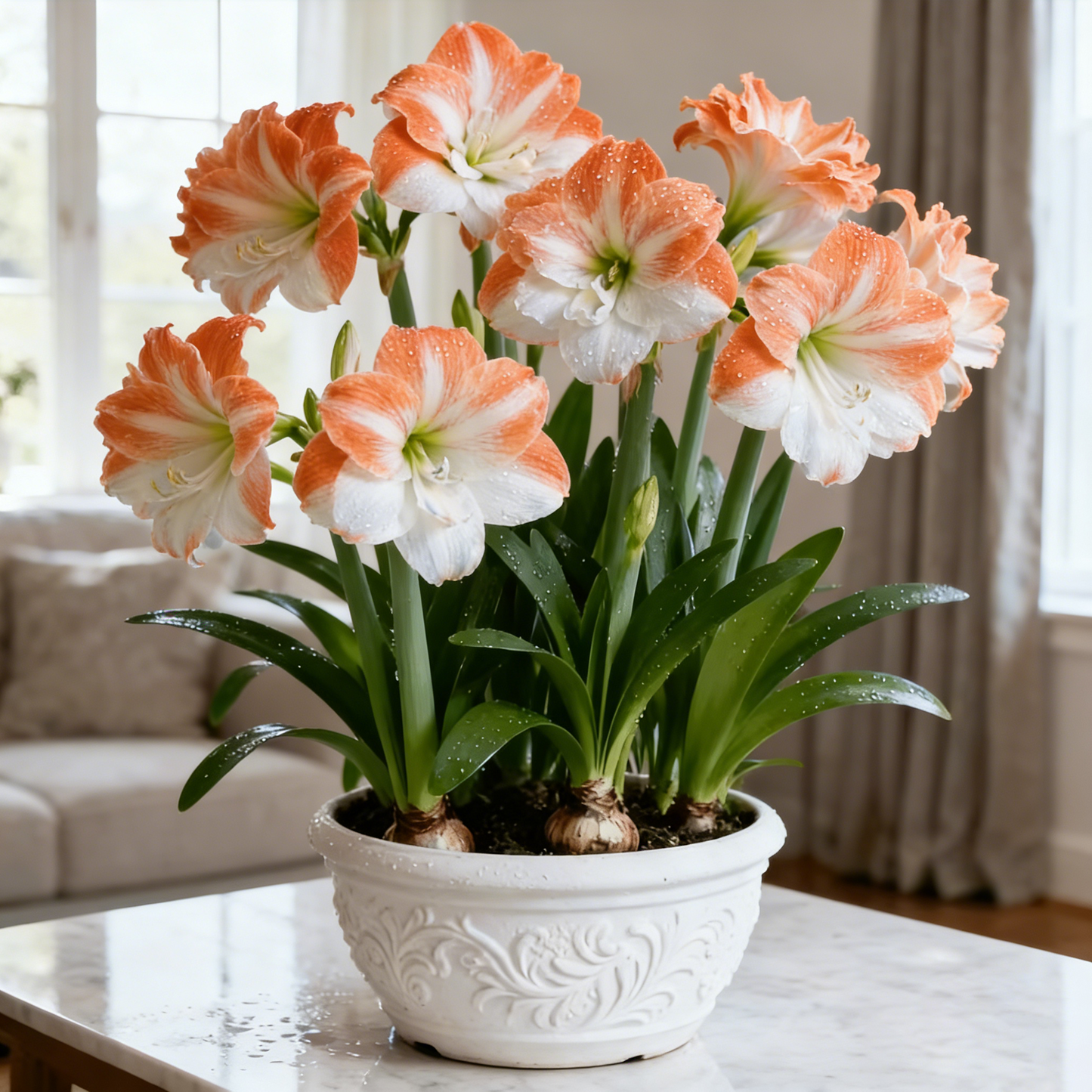 🌺 One Hippeastrum Bulb, One Stunning Giant Bloom💥