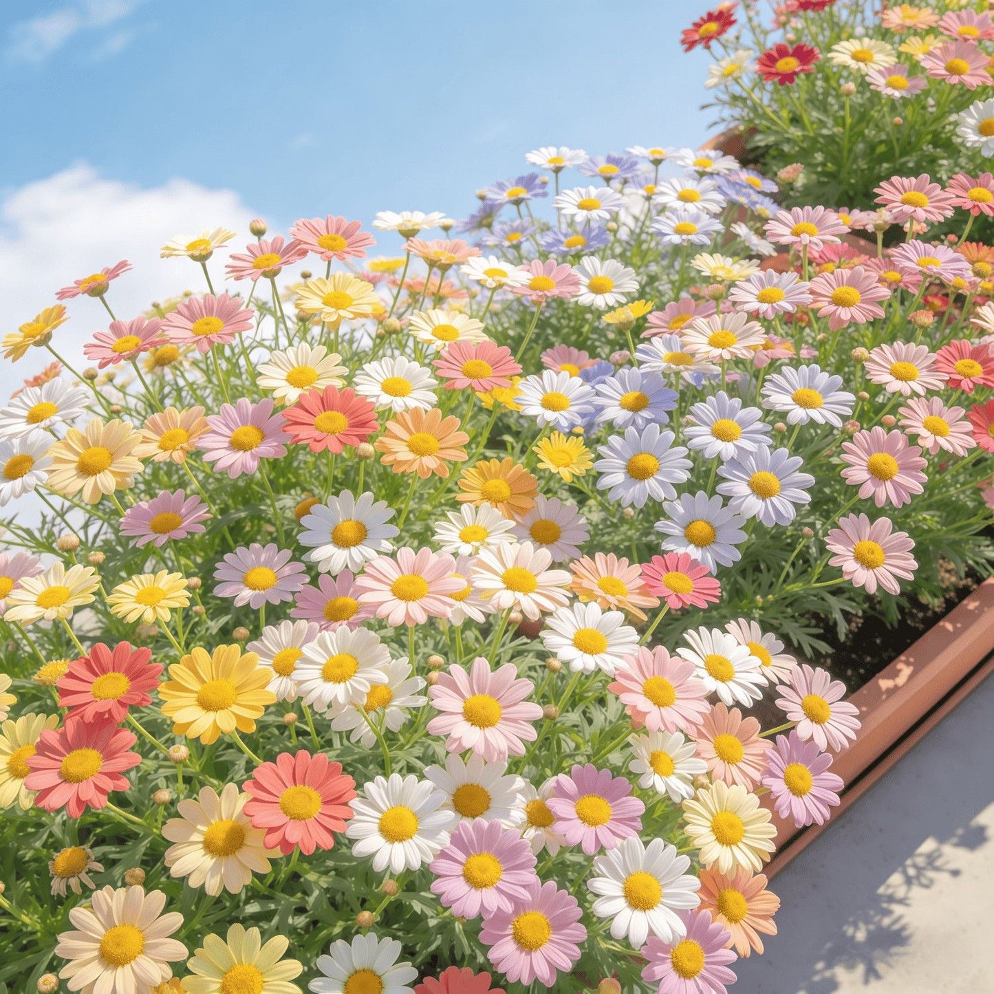 ❌️🦟Mixed Color Pyrethrum Daisies for a Healthier Garden 🌸