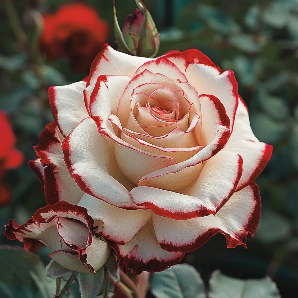 Rare Blue Moon Rose 🌌Multi-Colored Petal Lace Rose🌈🌹