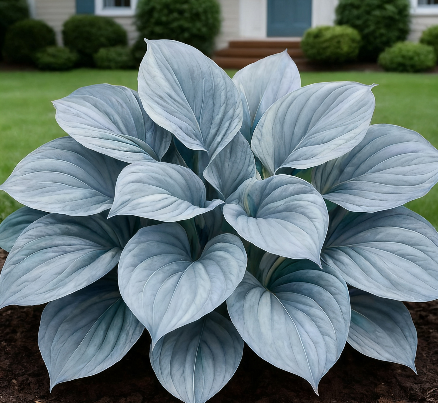 🔥Rare Dark Blue Flame Hostas Seeds🌌 Glow in the Day & Night Garden Magic