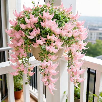 🏠🌸 Parrot Beak Spider Plant Bulbs 🌿 Unique Foliage, Easy to Grow