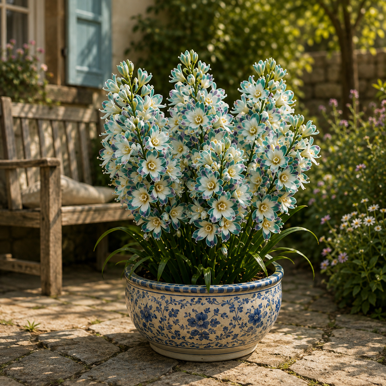 🌈🌺 Royal Mosaic Tuberose Bulbs 💥 Rare Multi-Color Blooms & Sweet Fragrance