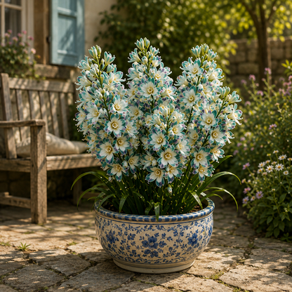 🌈🌺 Royal Mosaic Tuberose Bulbs 💥 Rare Multi-Color Blooms & Sweet Fragrance